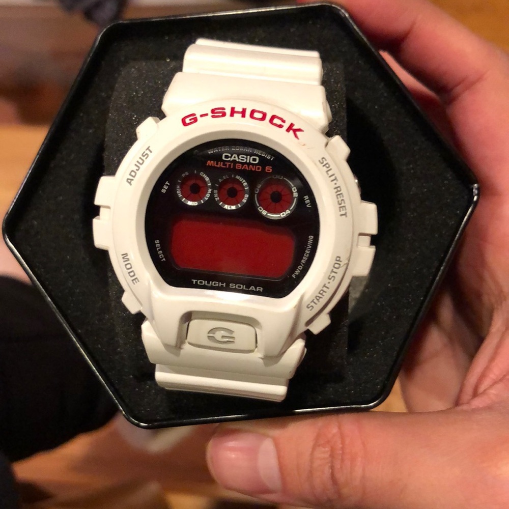 G-Shock | Other | White And Red G Shock | Poshmark